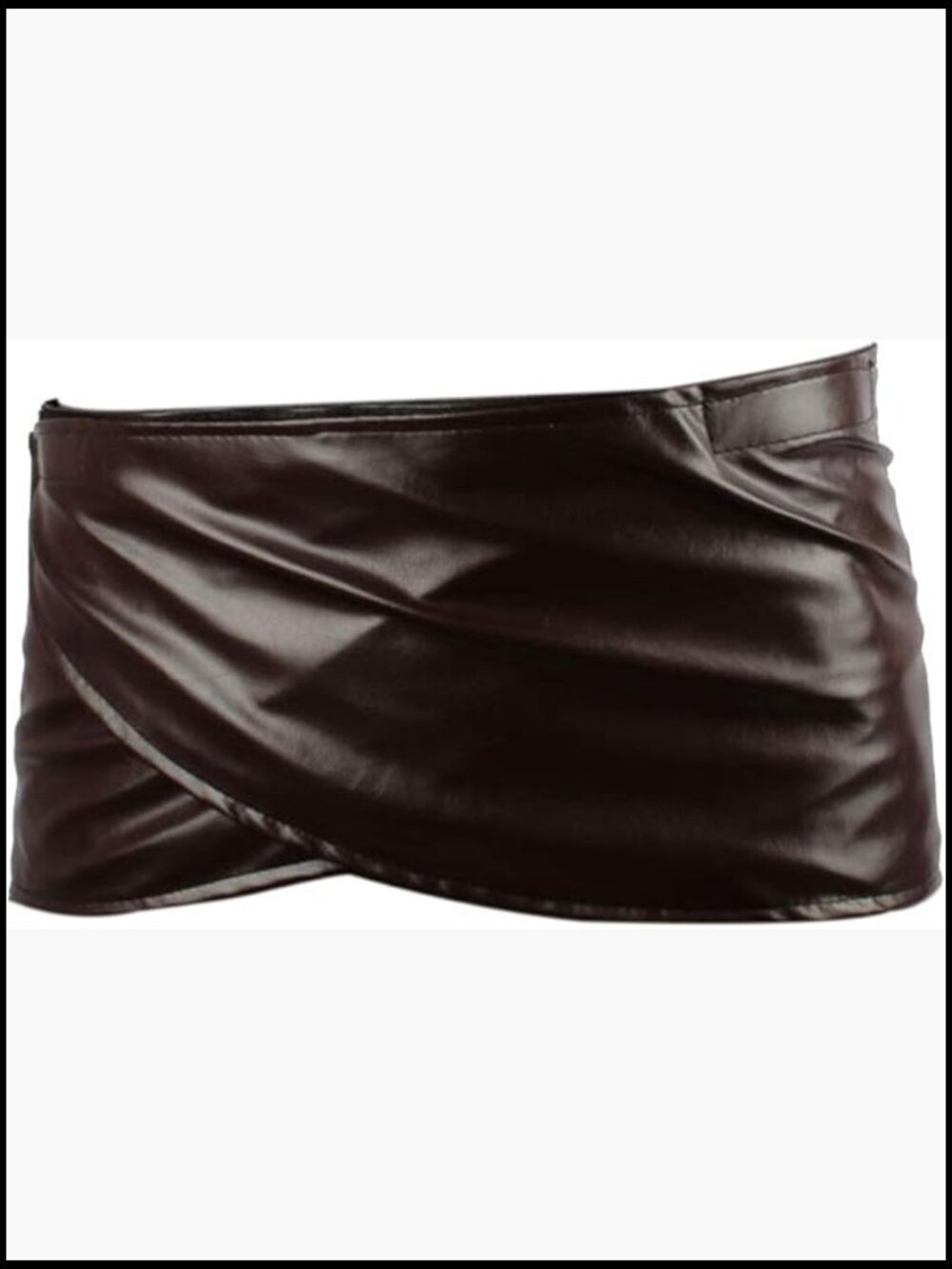 Leather Skirt Short with Hook Belt Apron Cosplay Costume